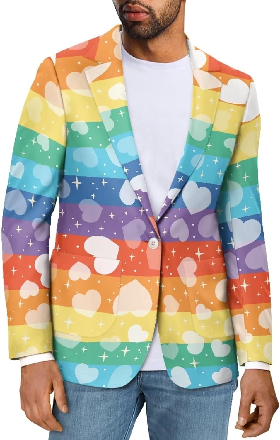 Easter Suits For Men Qznuberone Men's Casual Blazer Notched Lapel