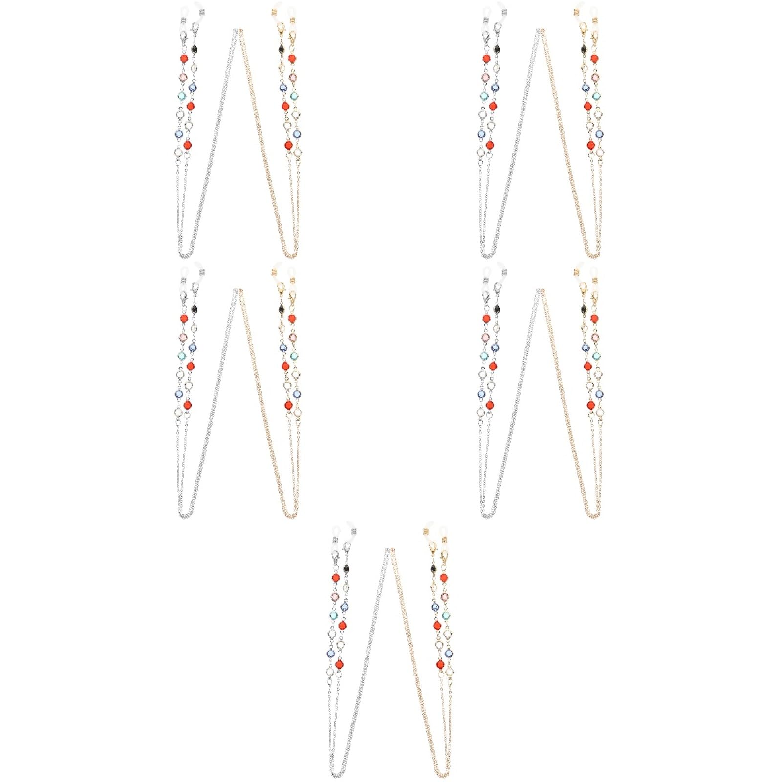 BESTYASH Catena Di Occhiali Custodia Per Gli Occhiali Moda Accessori Incantesimi Portaocchiali Porta Occhiali Intorno Al Collo Catena Di Dell'occhio Gel Di Silice