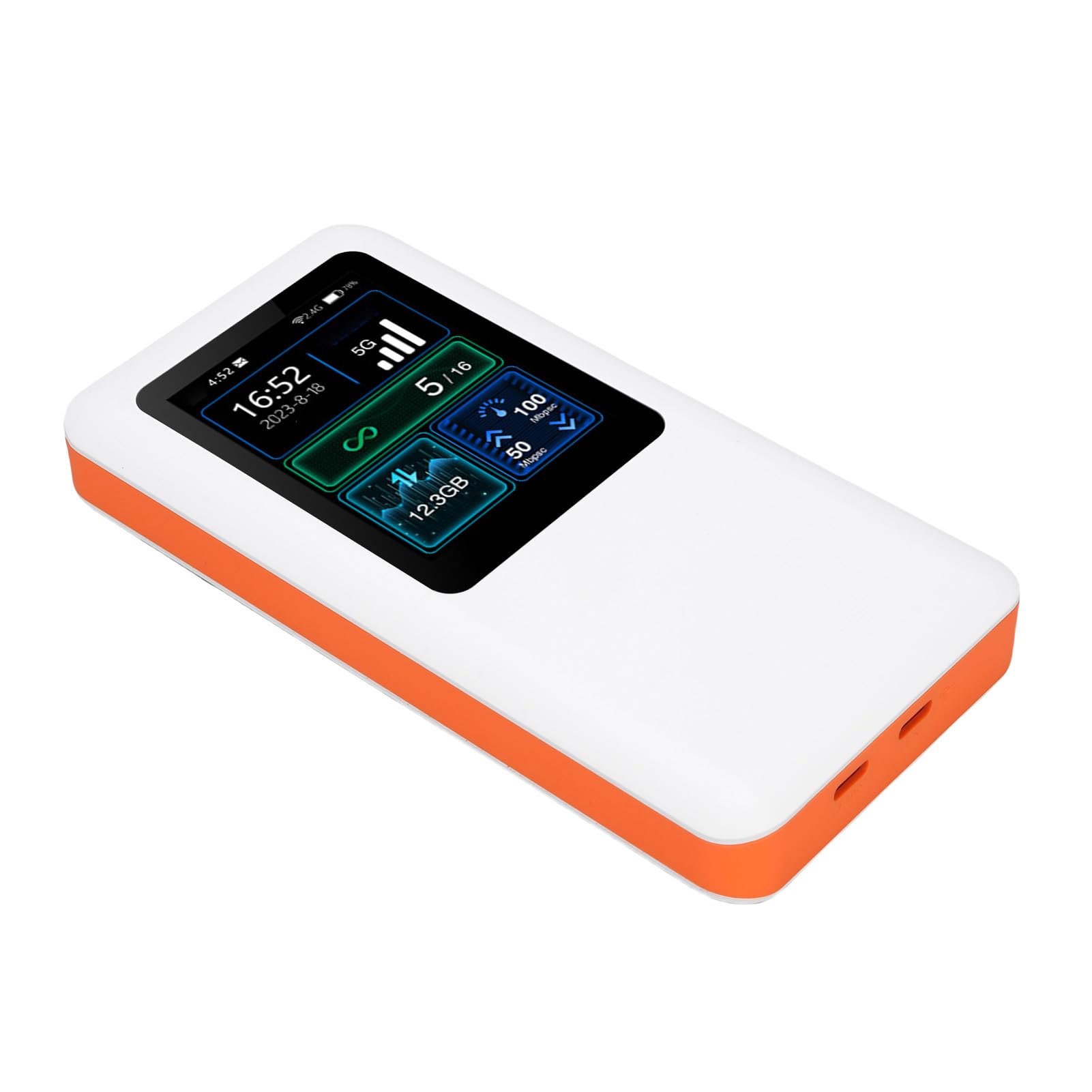 FTVOGUE Dispositivo Hotspot Mobile 5G, Router da Viaggio Wi-Fi 6 con