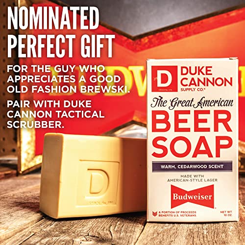 Duke Cannon Supply Co. Great American Beer Soap Bar For Men, 10 Ounce #TOP3