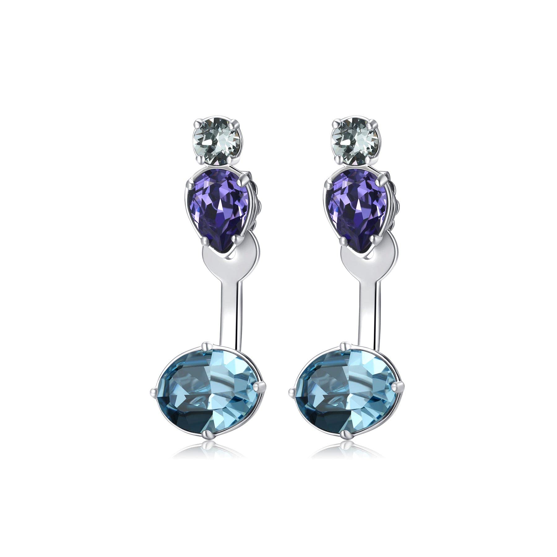 Brosway Orecchini A Lobo Affinity Con Cristalli Swarovski Colorati – Gioiello Donna In Ottone E PVD Acciaio