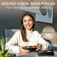 Umami Bento Ételhordó Felnőtteknek és Gyerekeknek, 2 Szósz Tartóval, Mikrózható és Mosogatógépben Mosható 2