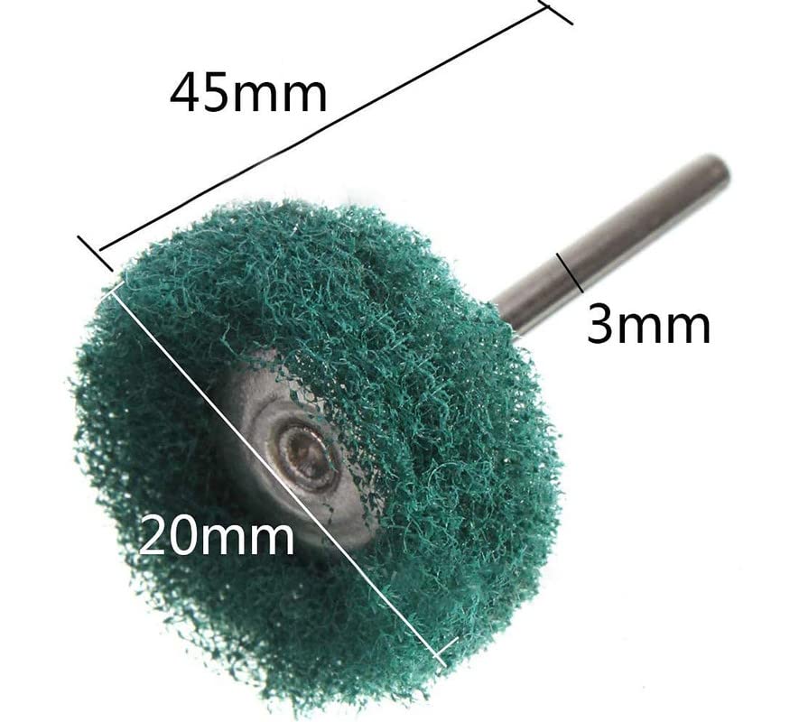 DIY Crafts Pack Of 60 Pcs, Multi Colour, Pack Of 60 Pcs, Polishing Wheel Buffing Pad Brush Jewelry Metal Micro-Electronic Accessories Rotary Tools N(Pack Of 60 Pcs, Multi Colour) 2