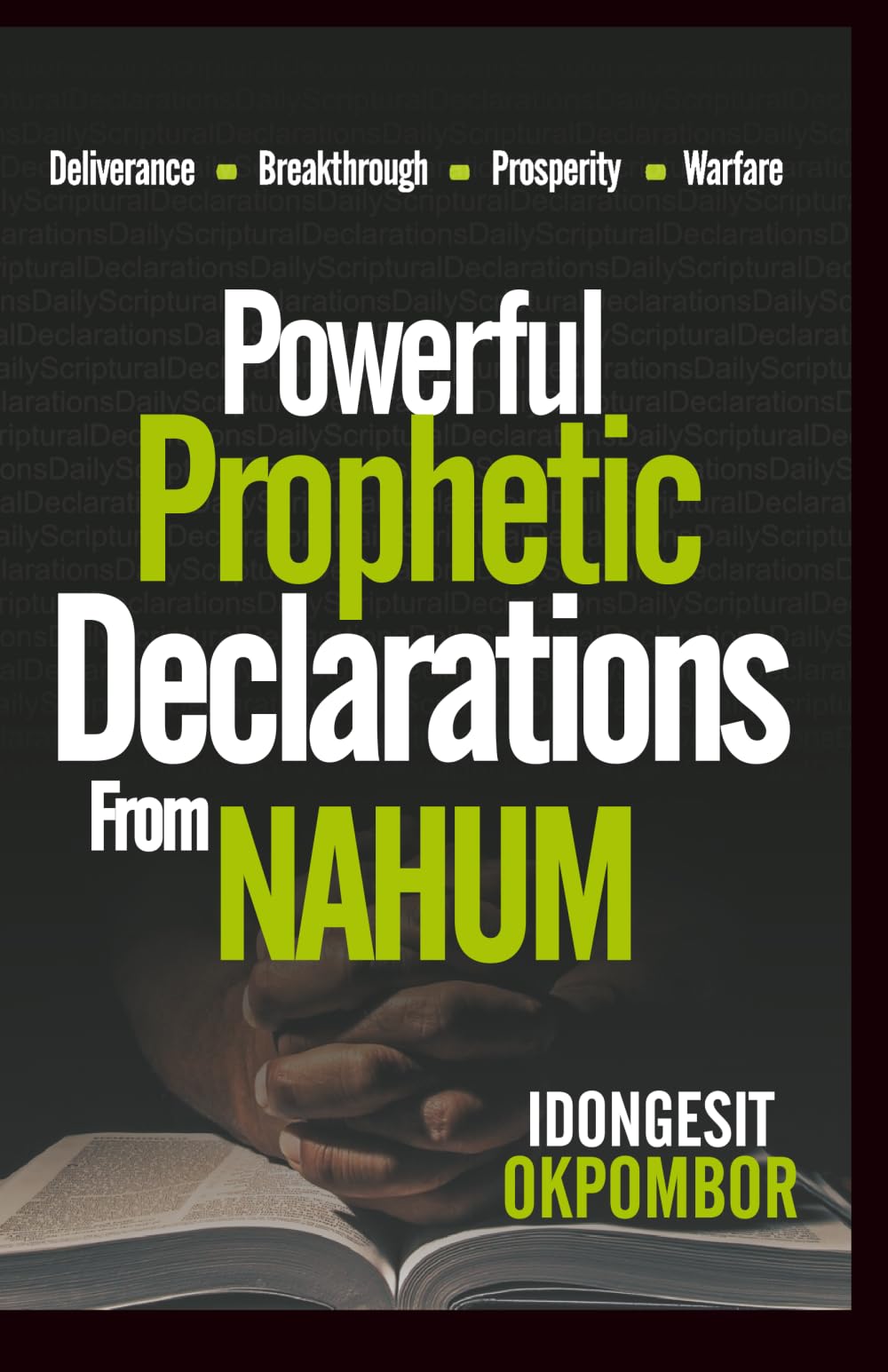 Powerful Prophetic Declarations from Nahum: Verse-By-Verse Powerful Positive Confessions from the Book Nahum (DAILY SCRIPTURAL DECLARATIONS SERIES)
