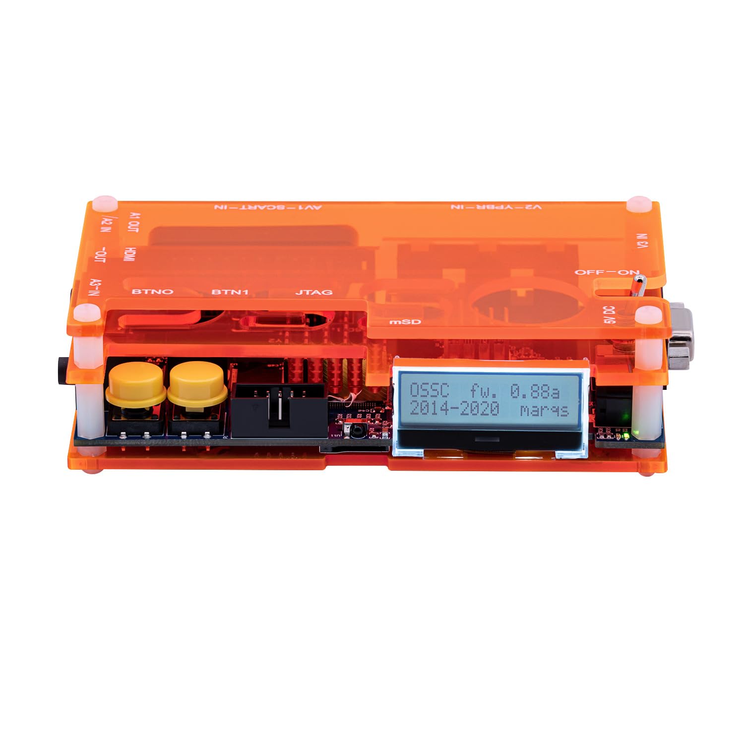 Mcbazel - OSSC Convertisseur Péritel VGA à HDMI Source Ouverte v1.6 pour Console de Jeux rétro