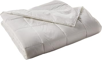 Elegant Comfort 1200 Premier Goose Down Alternative Comforter 100% Egyptian Cotton - 750Fill Power - Solid White King/California King