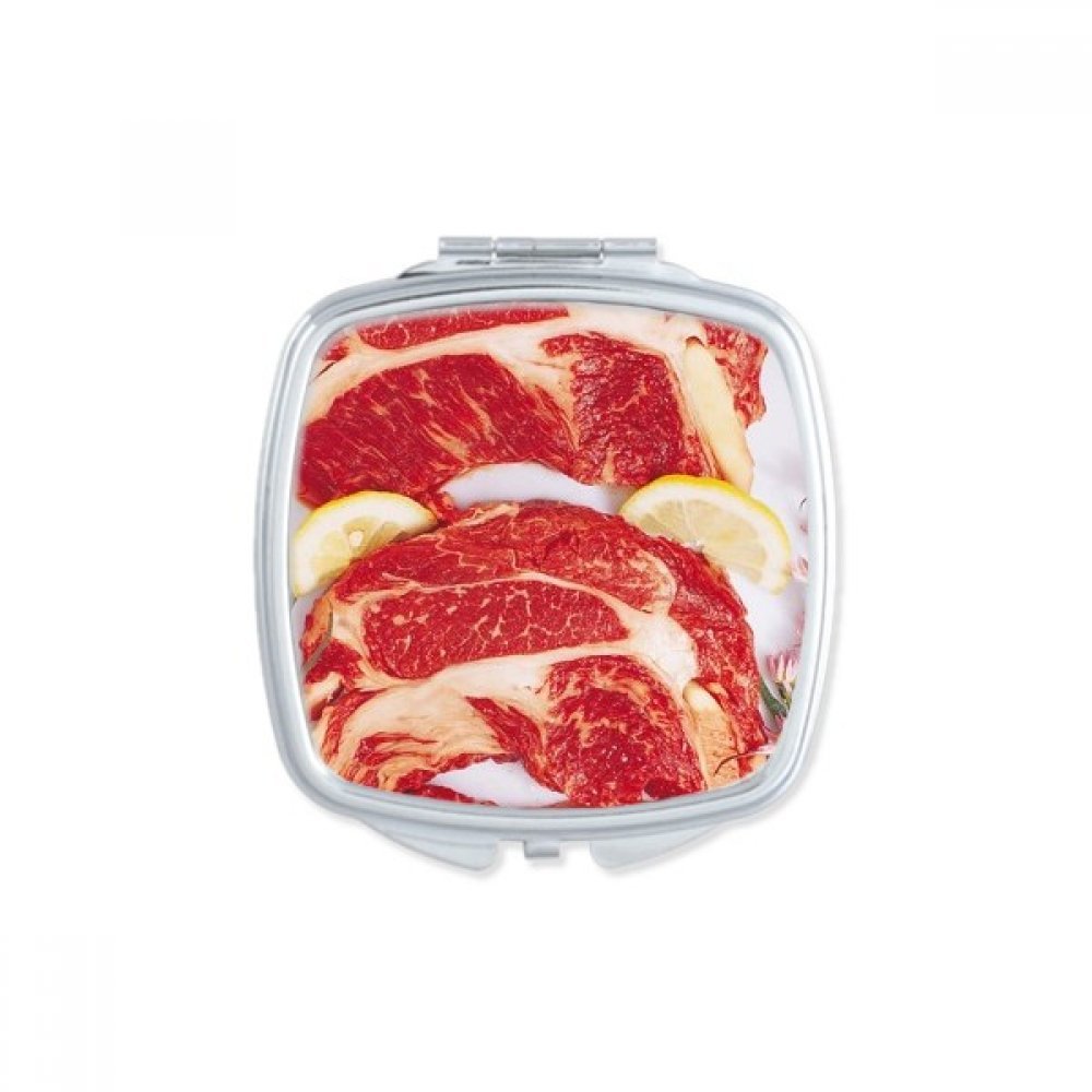 Miroir carré maquillage compact portable dans votre sac
