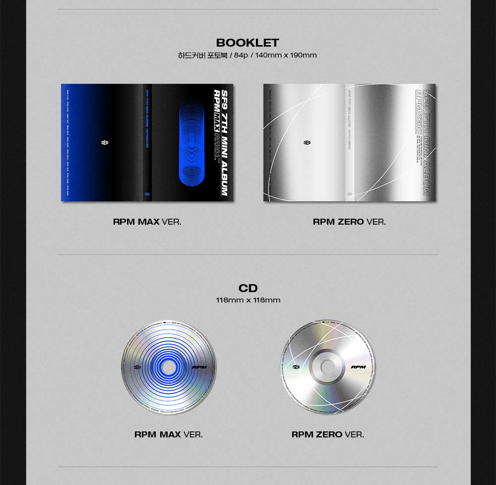 Amazon.com: FNC SF9 - RPM [Random ver.] (7th Mini Album) Album+