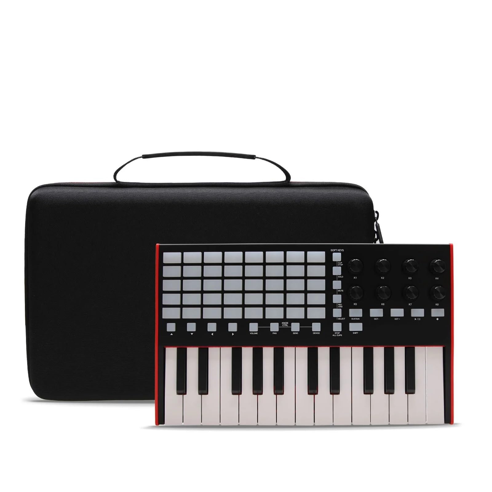 Borsa per Tastiera Custodia rigida for tastiera controller MIDI in EVA for USB - Borsa protettiva da viaggio for il trasporto