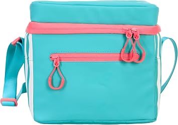 Ozark Trail 12-Can Cooler Bag with Removable Hardliner, Small Insulated Soft Sided Cooler for Day Trips, Snap and Go Portable Drink Bag for Beach, Camping, and Lunch
