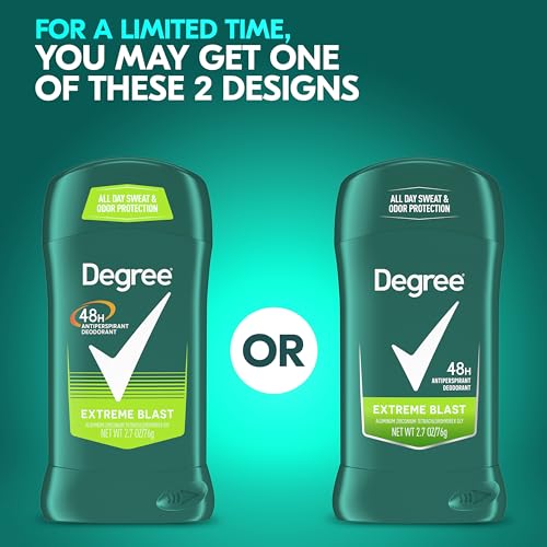 Degree 26560 Men Original Protection Antiperspirant Deodorant Extreme Blast 48-Hour Sweat And Odor Protection Antiperspirant thumb #2