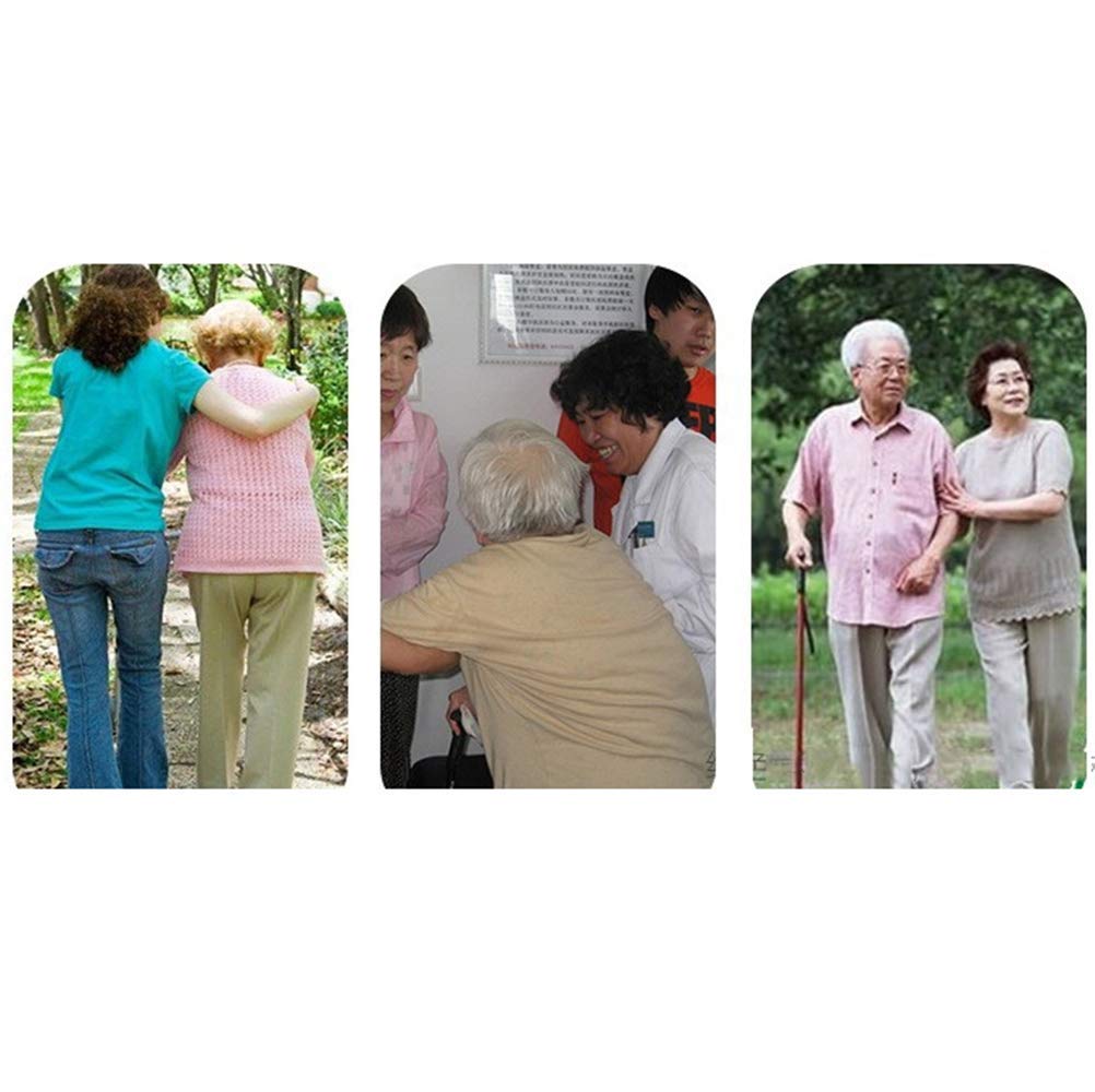 MU Medici Sotto Le Braccia, Stampelle in Alluminio Regolabile in Altezza Fratture Non-Slip Bastone da Passeggio per Anziani Disabili,1 piece,D
