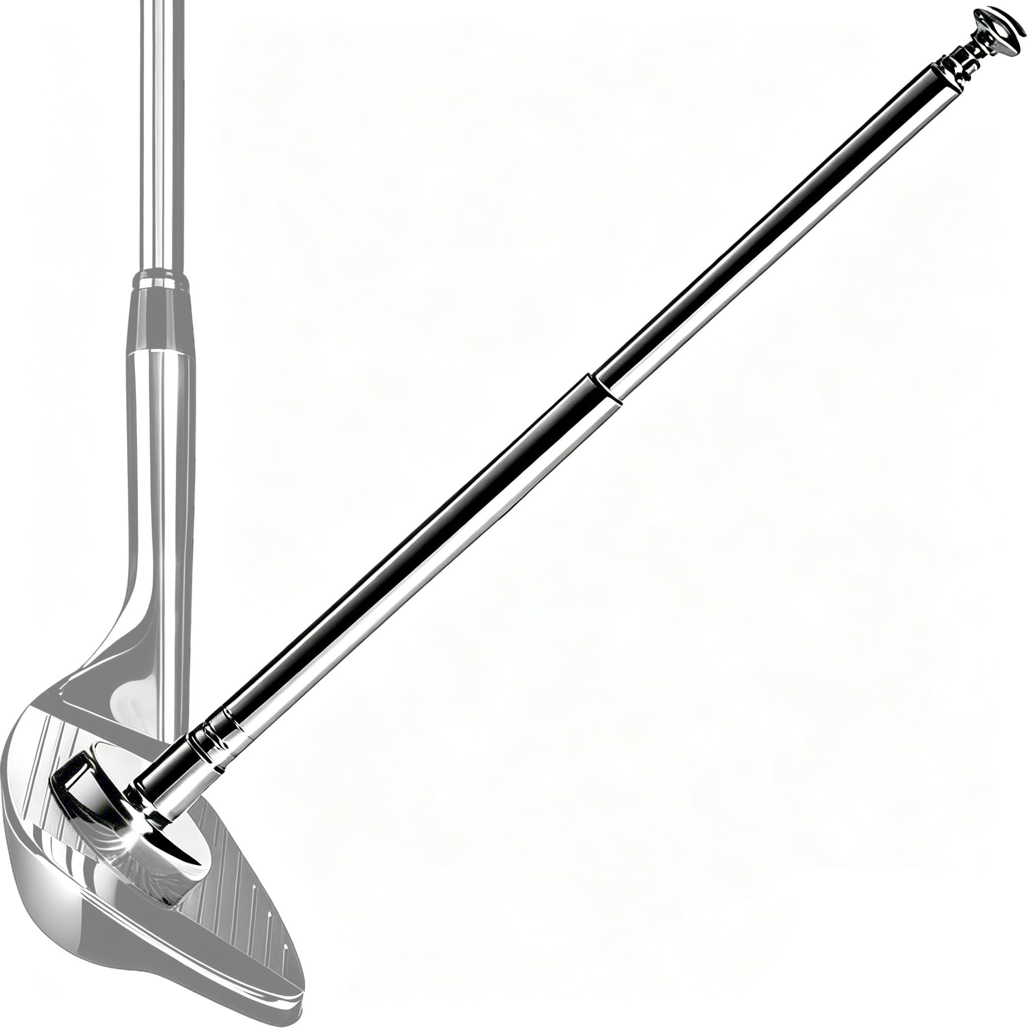 Golf Alignment Rods, 7 Length Adjustments - Golf Alignment Stick Corrector Lie Angle Tool, Golf Swing Training Aids Aiming Stick - Golf Club Face Aim, Visualize and Align Your Golf Shot