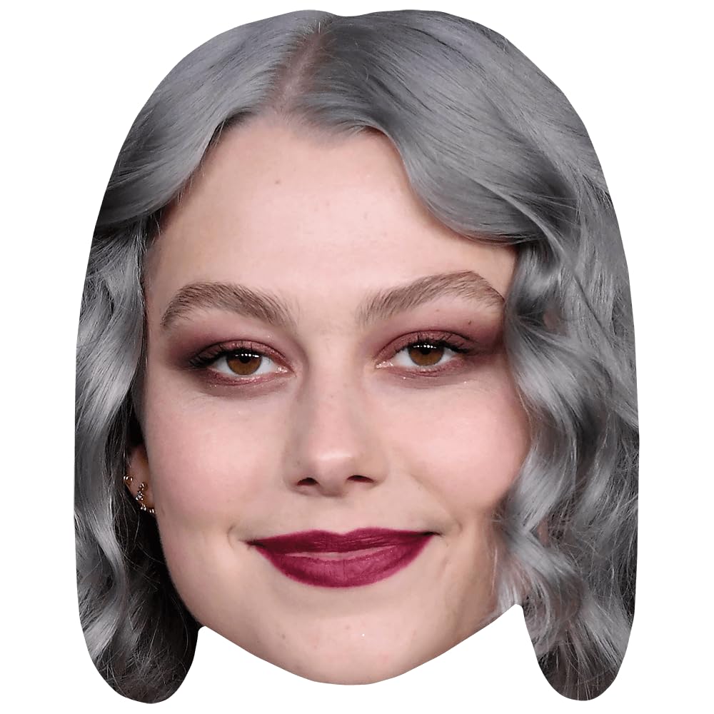 Phoebe Bridgers (Lipstick) Celebrity Mask, Flat Card Face, Fancy Dress Mask