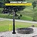VEVOR Hand Water Pump - Cast Iron Vintage Pitcher Pump & Stand, 26' Height, Max 20ft Depth, Easy Installation, Heavy-duty Well Pump for Yard, Garden, Farm, Black