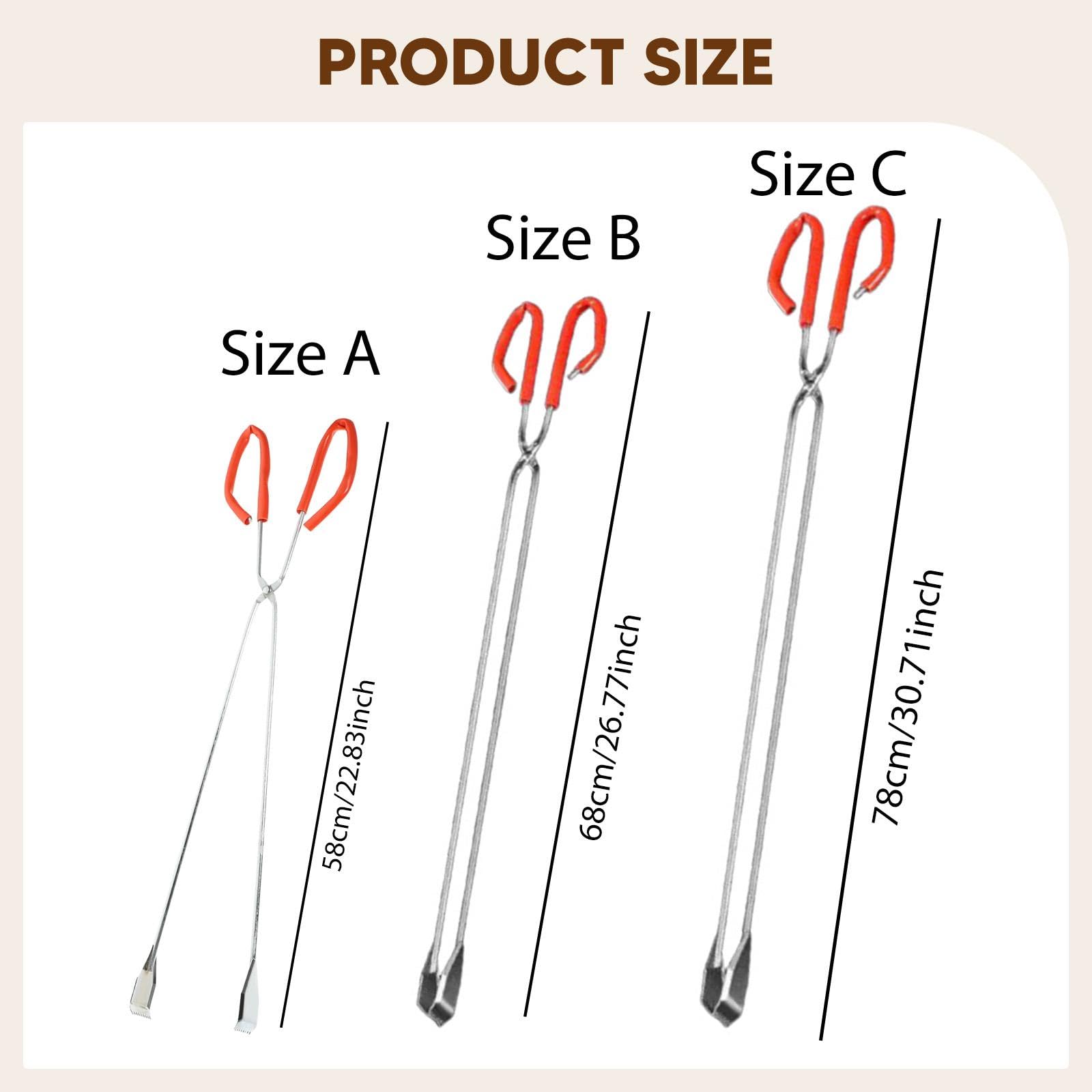 Generic Pinzas para Recoger Basura, Herramienta de Recogida, Ayuda para Alcanzar Objetos, de Acero Inoxidable, Versátiles, para Mayores, 78cm