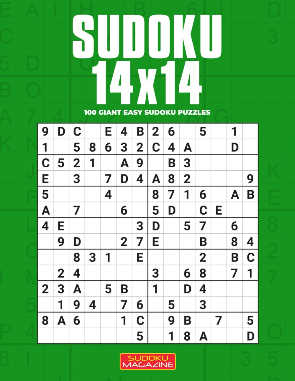 Sudoku 14x14: 100 Giant Easy Sudoku Puzzles