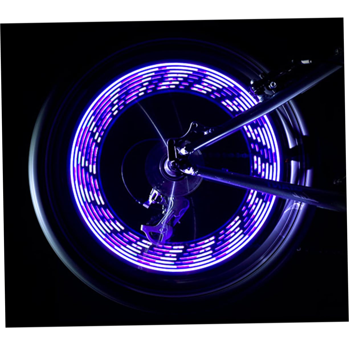 Lumière De Roue À Rayons De Décoration De Vélo 2 Pièces