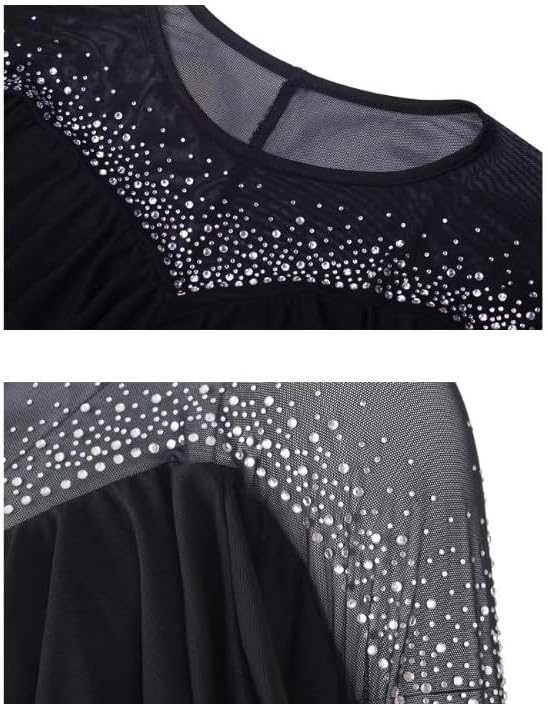 Adult Long Sleeve Latin Dancewear Women's Ruffles Salsa Dancing Outfit Ballroom Performance Clothing Tops for Samba