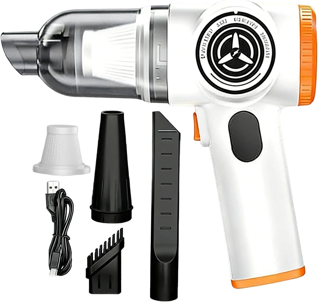 Handheld Vacuums, Powerful Suction, 3600mAh, Portable Car Cleaner, Car Suction Vacuum, Rechargeable and Cordless Convenience, for Cars, Furniture, RVs, Boats