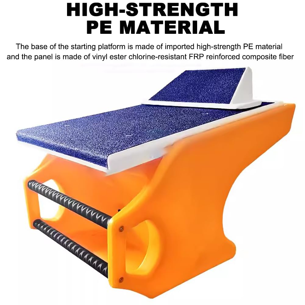 Piattaforma per Tuffi per Piscina da 29 Pollici, Piattaforma per Tuffi Professionale per Carichi Pesanti con Superficie Antiscivolo, Piattaforma per Tuffi Inclinata di 9°