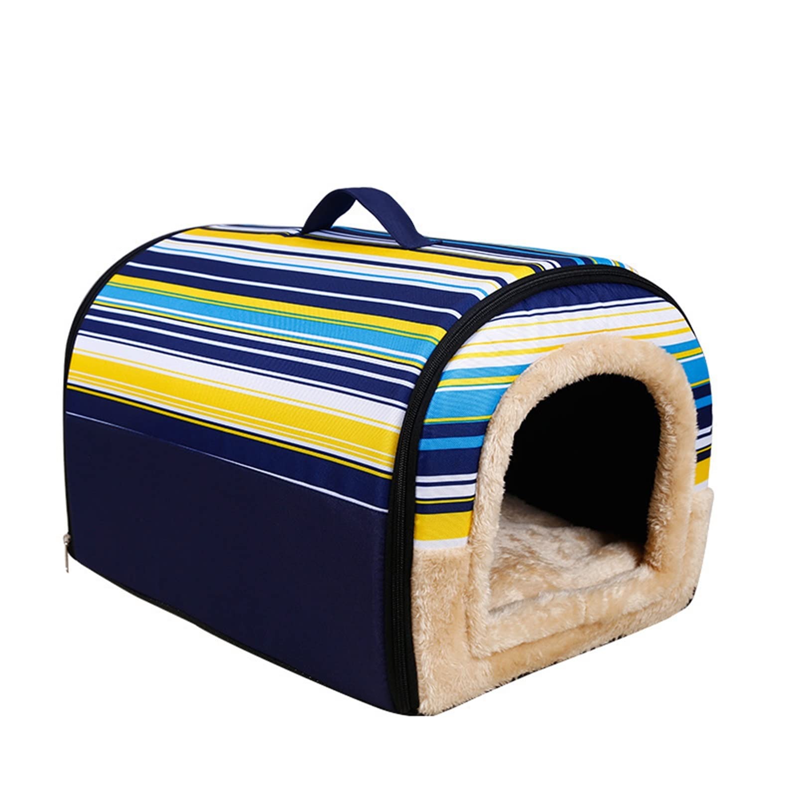 Lit pour chien et chat nid douillet en peluche chaude pour sommeil profond - 5