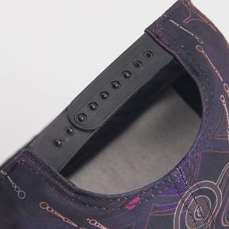 Miniatura 4 de Unisex Snapback Hiphop Gorra De Béisbol Sombrero De Ala Plana Sólido De Bill Plano Sombreros Ajustables Púrpura, Púrpura