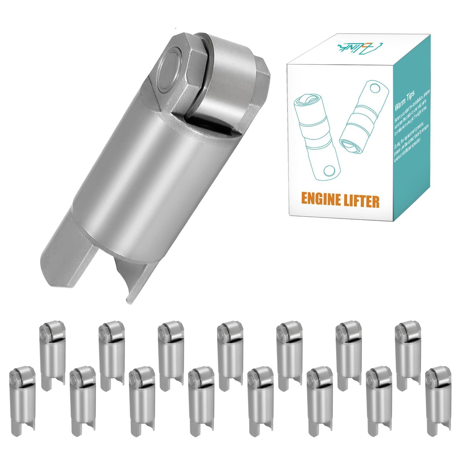 AULINK 16Pcs 97325546 (6.6L V8) Hydraulic Valve Lifter For 1996-2015 Chevy Express 2500 3500 4500,Silverado 2500HD,For GMC Savana 2500 3500 4500,Sierra 2500 3500HD,For AM General Hum HL173 LIF3220