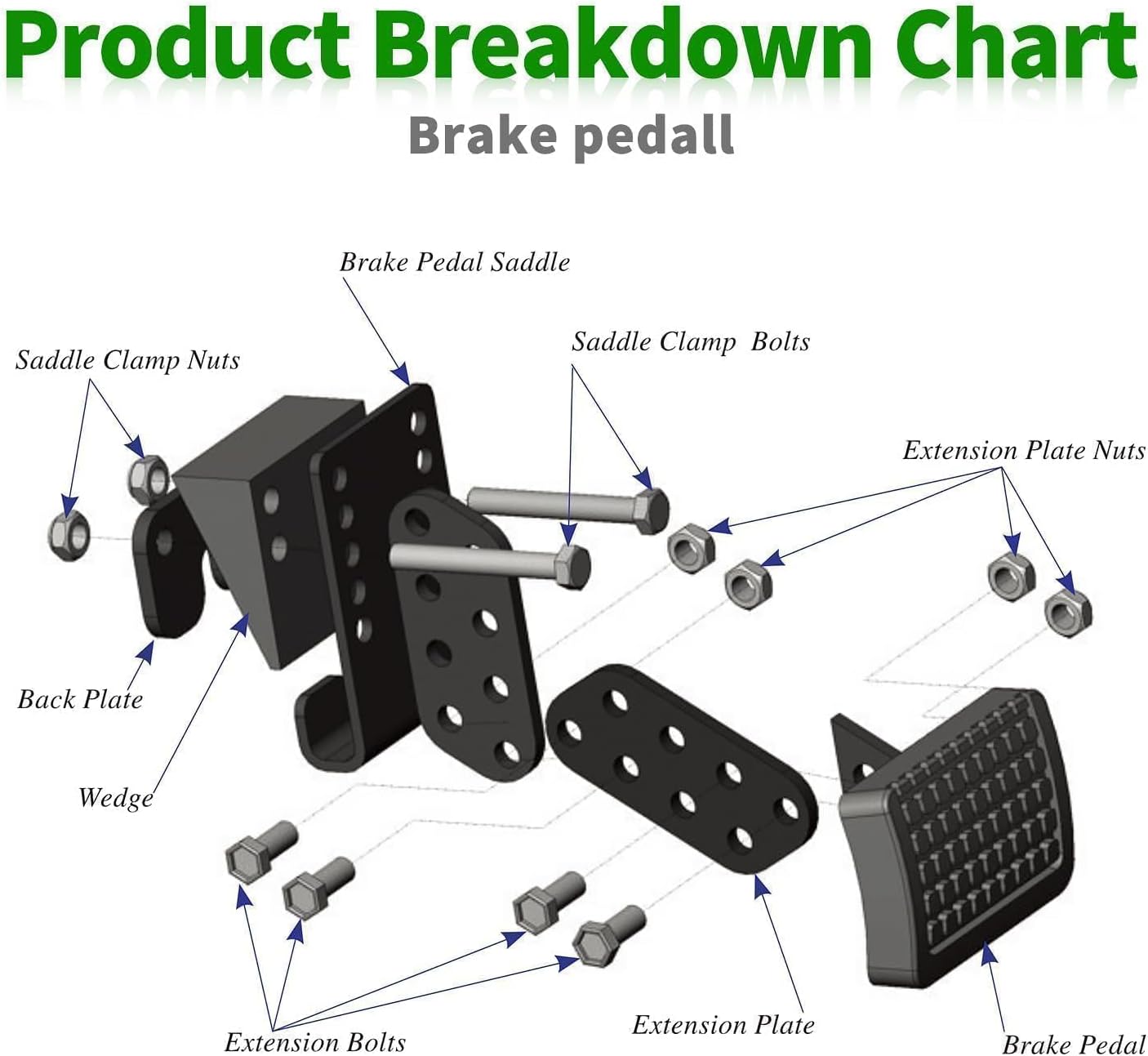 Gas and Brake Pedal Extenders for Short Drivers People Driving Cars Compatible with Cars & Go Kart & Ride on Toys