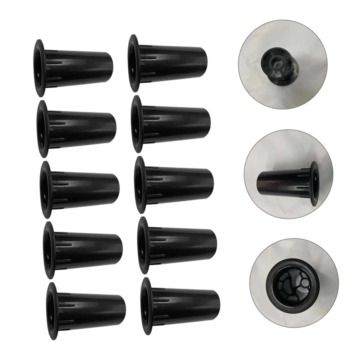 Yardenfun 20pcs Speaker Port Tube Replacement for Bass Enhancement Plastic Tube Accessory Stain Resistant Design for Speaker Cabinets