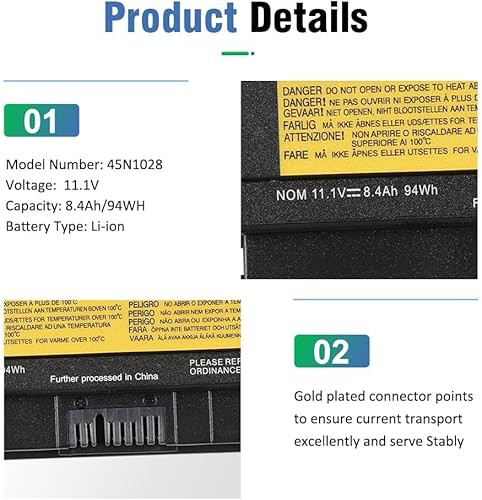Miniatura 6 de ETESBAY X230 11.1V 94WH 42T4899 42T4900 42T4942 42T4872 42T4865 42T4866 Reemplazo de batería para portátil Lenovo Thinkpad X230I X220I X220S 455