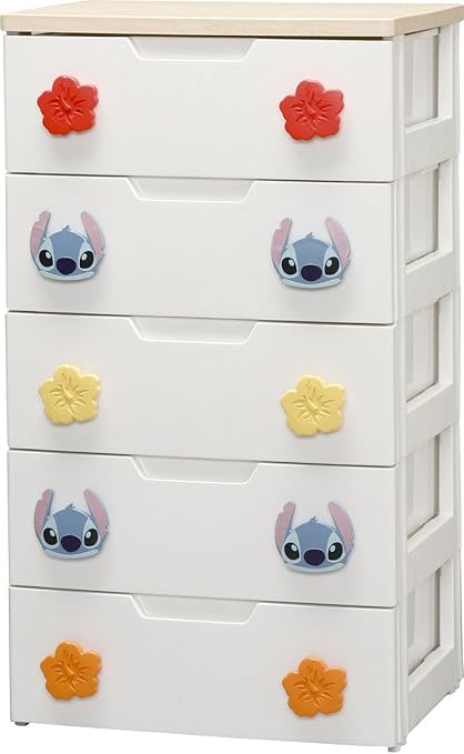 Amazon アイリスオーヤマ Disney スティッチ キッズチェスト Shg 555h チェスト タンス ベビー マタニティ 通販