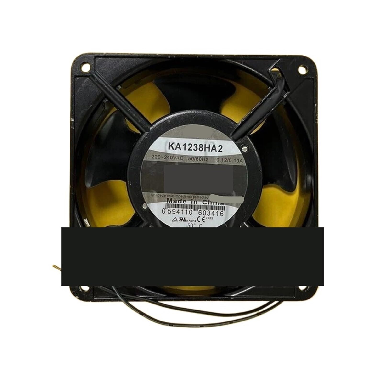 BALYDLUL KA1238HA2 12038 220V-240VAC 0.12/0.10A 12CM Cooling Fan