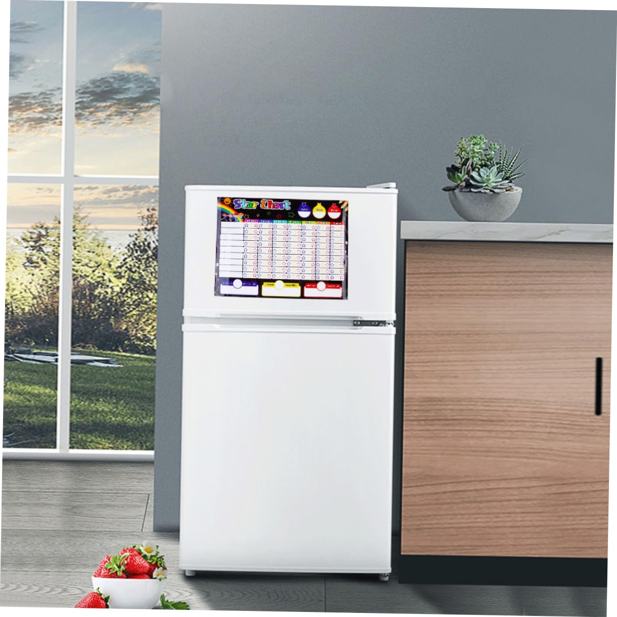 Pizarra de Refrigerador Magnética para Tareas y Responsabilidades