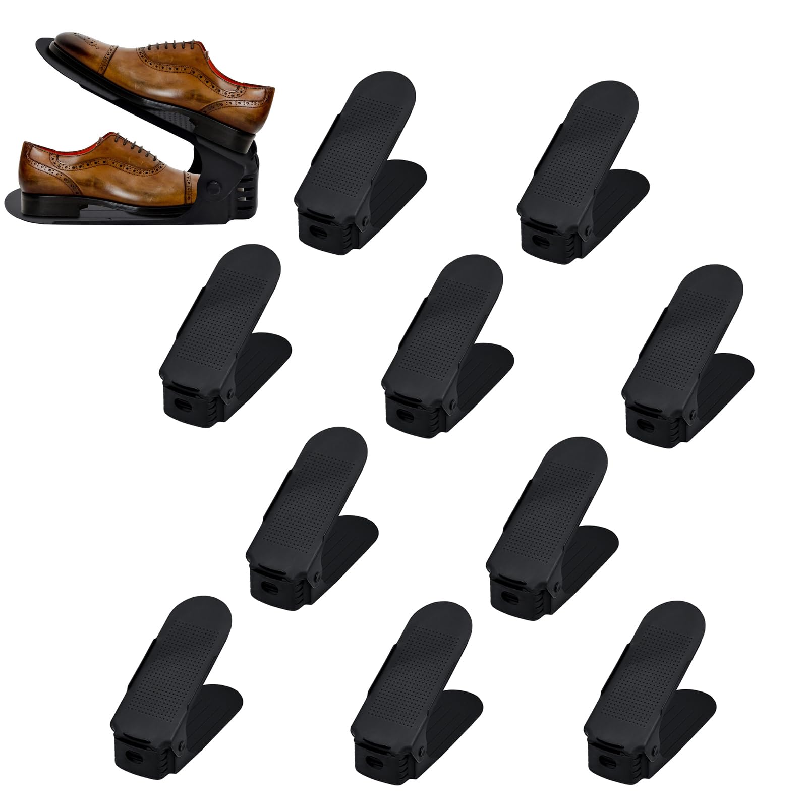 Rangement de chaussures réglable Aufun pour doubler la place de vos placards
