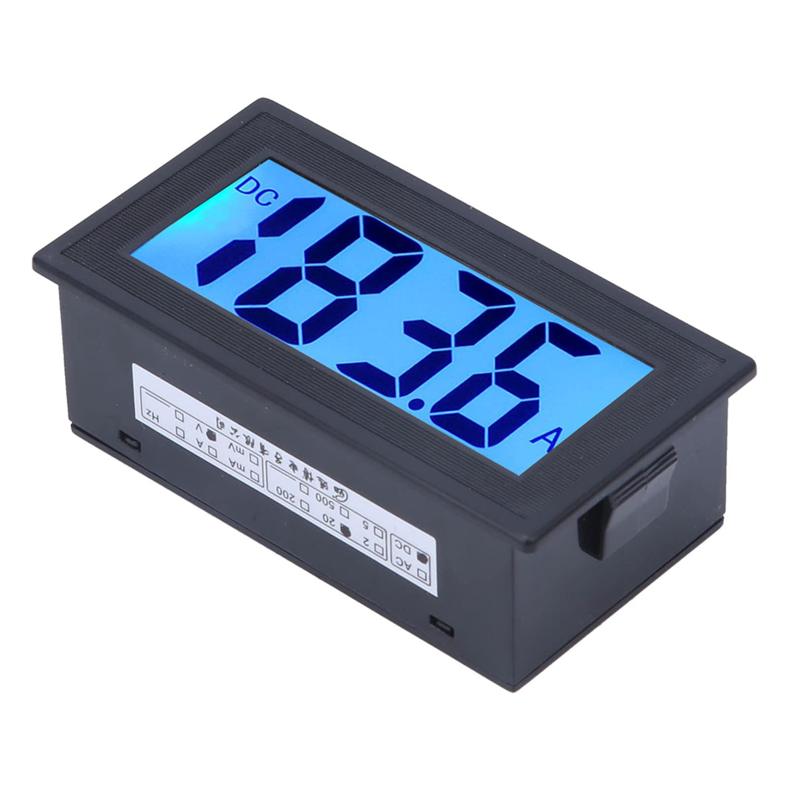 YB5135DB Digital Voltage Testers Mini DC Voltmeter Blue Backlight LED Panel Accuracy Volt Monitor Tester AC100-240V (DC 0-10V)
