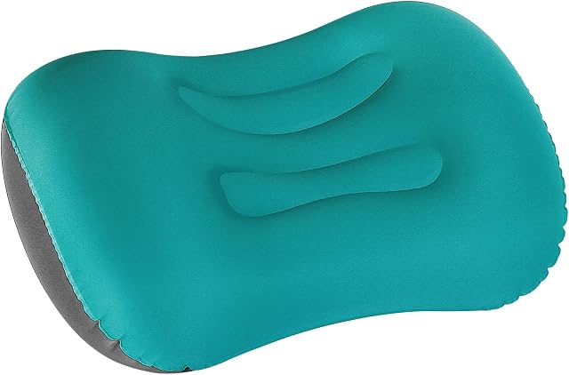 Amazon Brand - Eono Ultralight Inflatable Camping Pillows for Adults, Compressible Compact Travel Inflatable Pillow, Comfortable Ergonomic Blow Up Air Pillow for Camping, Hiking, Beach, Fishing