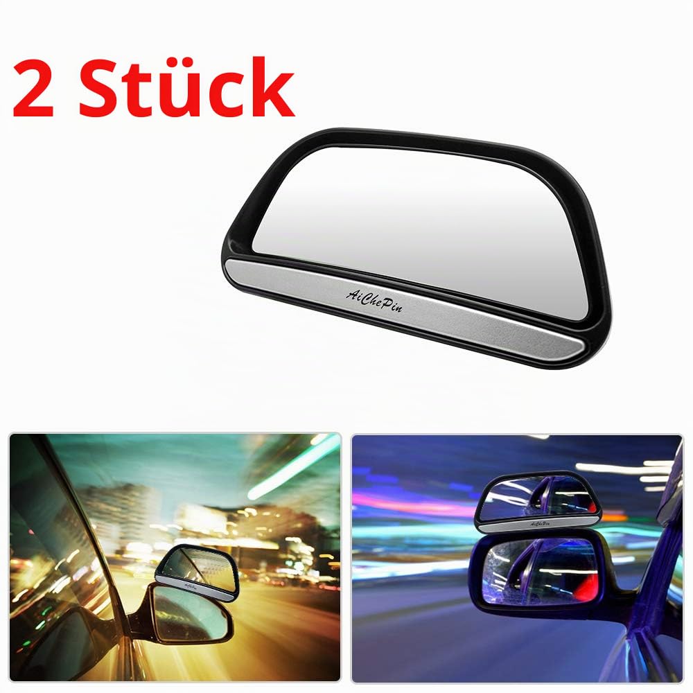 Baceyong Toter Winkel Spiegel, 2PCS Verstellbarer Außenspiegel, Universal Rückspiegel, WildAuto Car Blind Spot Mirror HD Einstellbar Rückspiegel