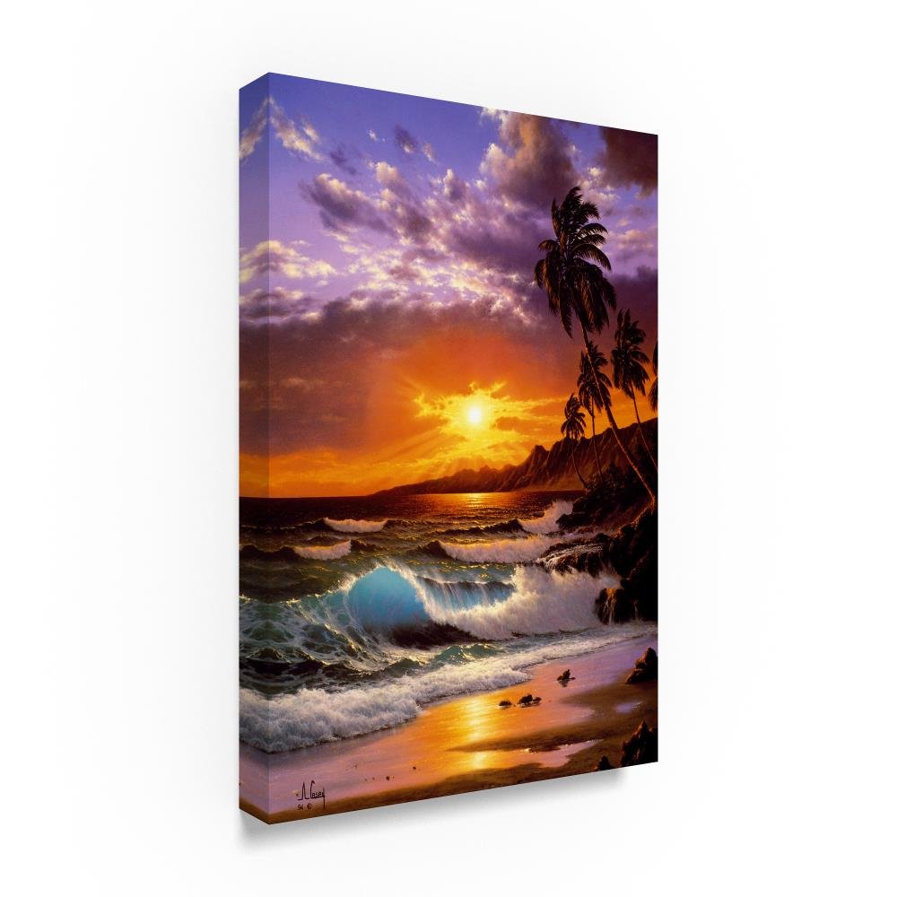 青綠旭日照波圖 Amazon.com: DECORARTS - 波士頓港,Sunset by Fitz Henry Lane