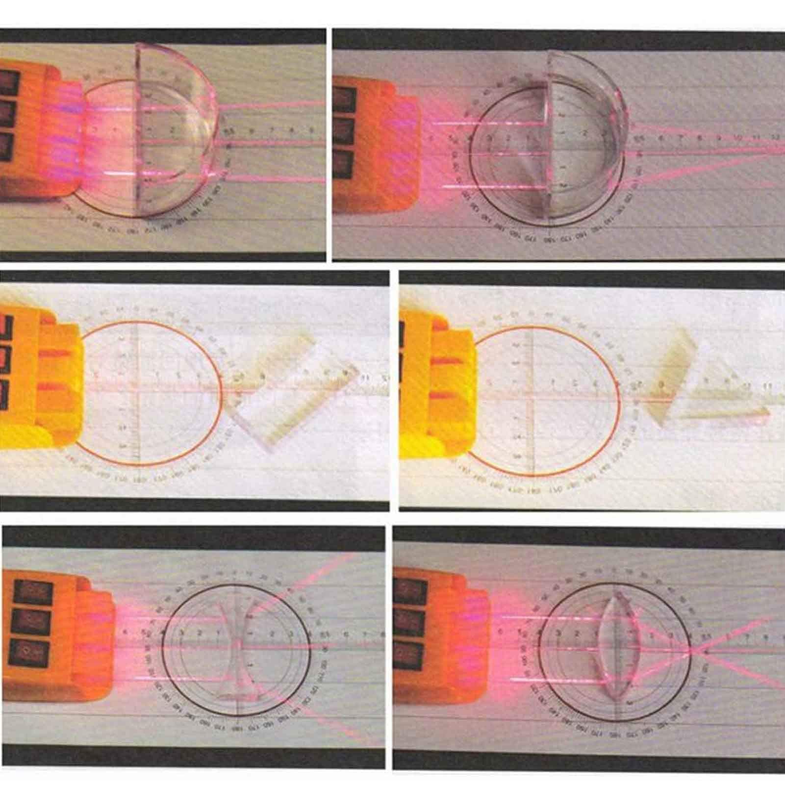 Physikalische Optik-Set, komplettes optisches Laborbank-Set, Lehrmittel für Physikexperimente, komplettes Zubehörset für den Unterricht
