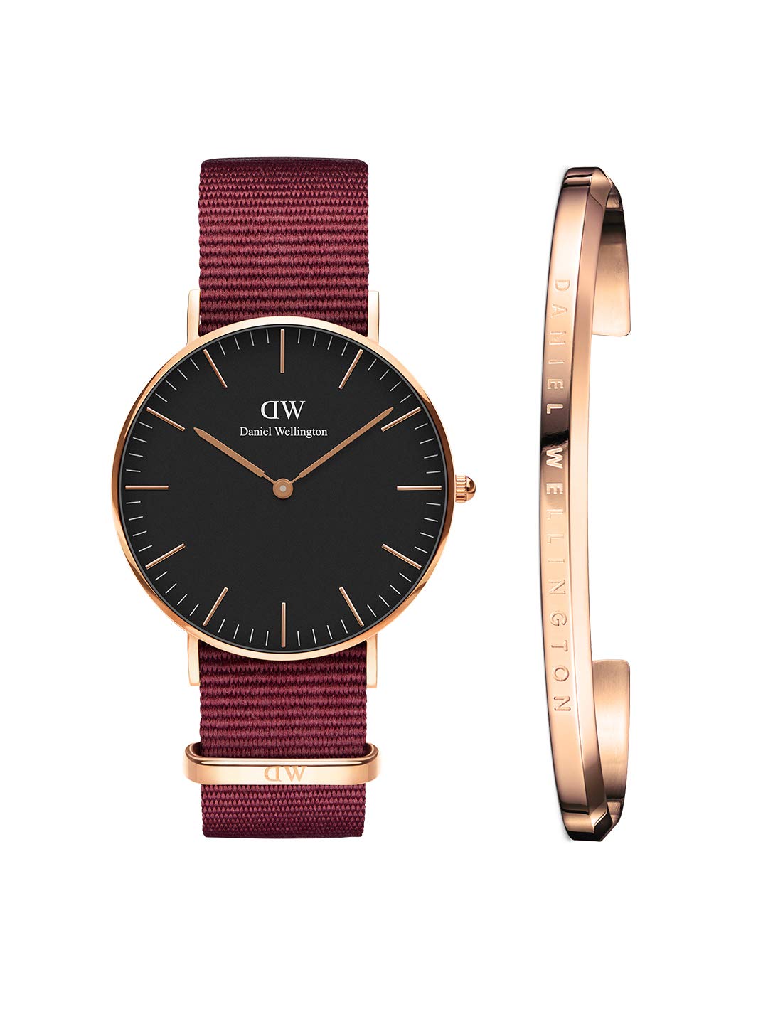 Daniel Wellington Classic Roselyn 36mm RG Black Dial & Classic Bracelet Rose Gold.