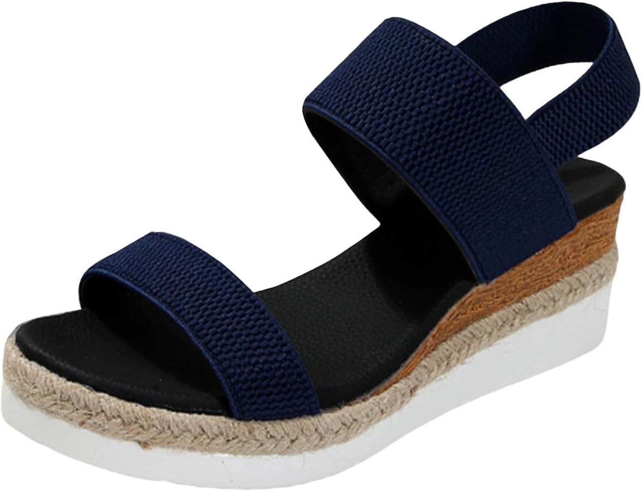 Summer Sandals Women For Comfortable Walking Womens Espadrilles 2025 Beach Shoes Women'S Wedge Woman Size 5 Comfortable+Sandals White Wedges Navy Heels Ladies Bohemian Court Baretraps