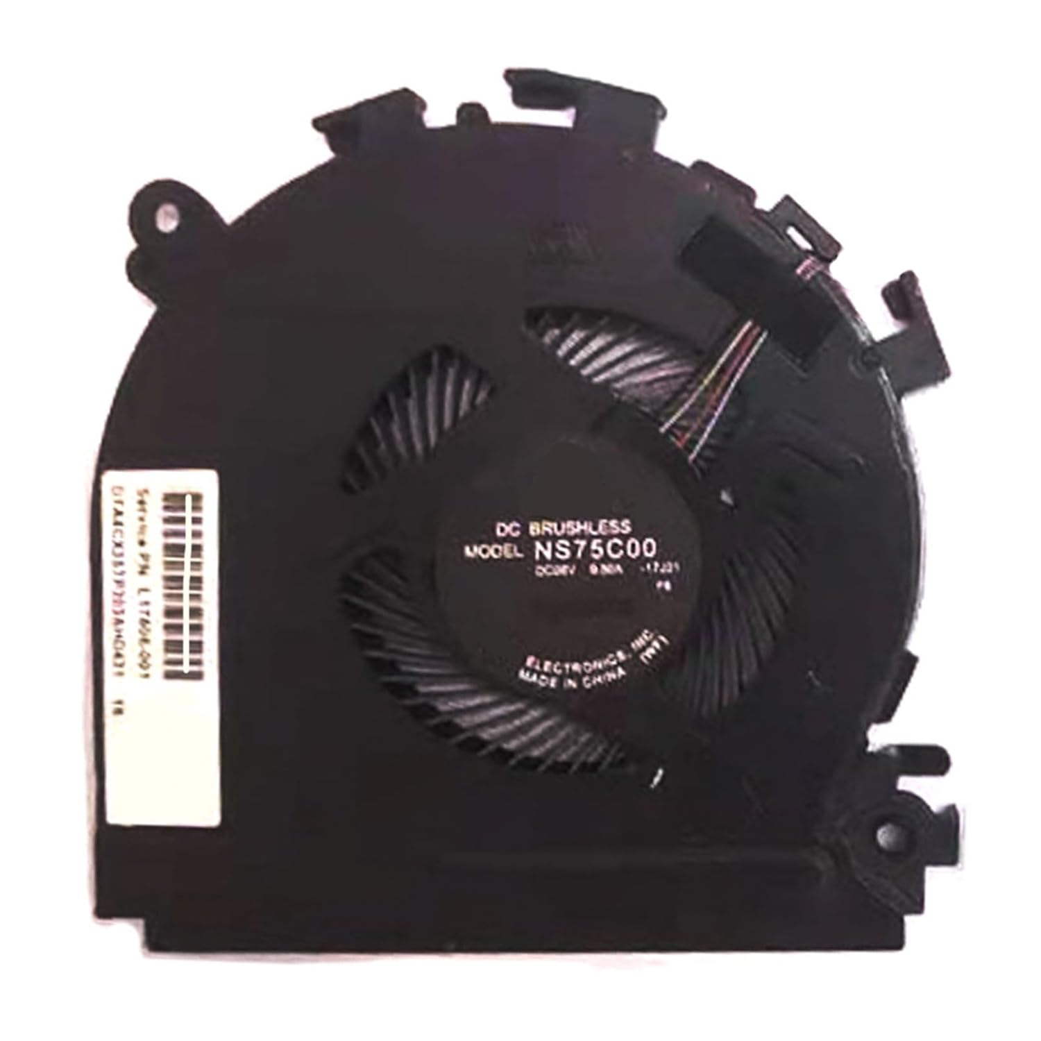 CPU + GPU Cooling Fans Suitable for HP Spectre X360 15-CH 15-CH0XX TPN-Q200 Series Laptop Cooler Fan 5V 0.5A 4 PIN NS75C00-18C17 + NS75C00-18C16 P/N: L33058-001 + L33057-001 (2PCS)