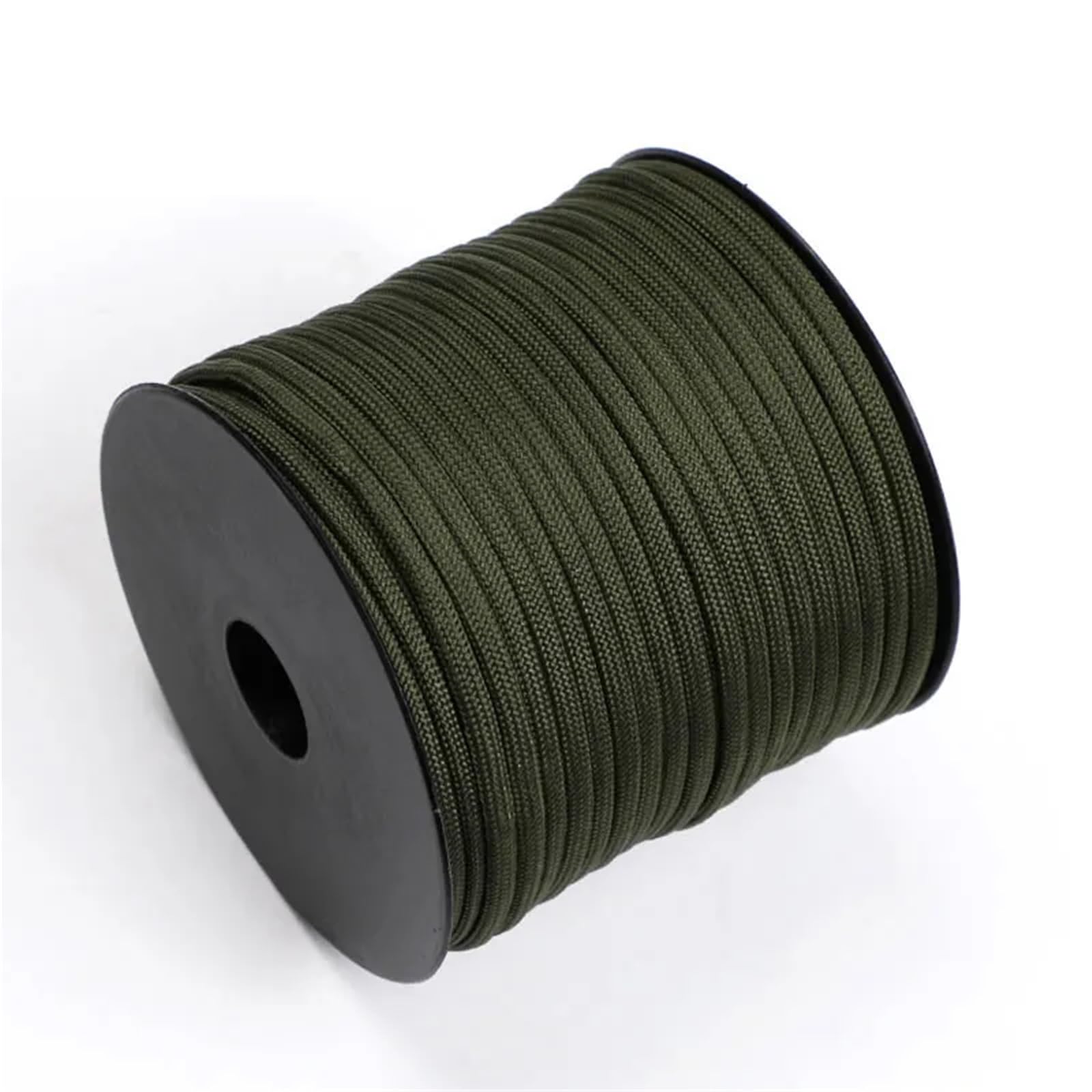 Paracord 7 Strand 4mm Paracord Rope 550 Parachute Cord Camping Survival Accessories Tent Lanyard DIY Bracelet Weaving(7C green,100M)
