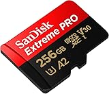 SANDISK Extreme PRO micro SD card 256GB + SD adapter (For Smartphones, Action Cams, Drones, Speeds up to 200 MB/s, A2 App Performance + RescuePro Deluxe UHS-I, Class 10, U3) - 2