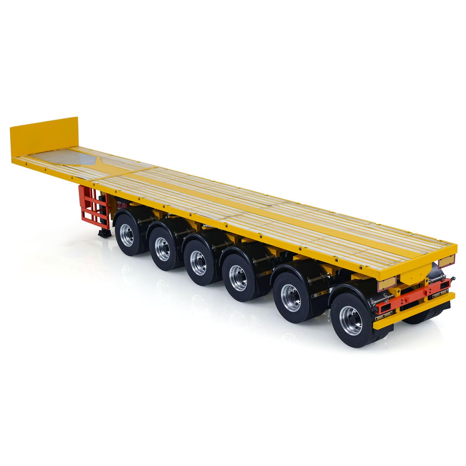 TOUCAN RC HOBBY Nooxion Metal 1/14 6-Axle Flat Trailer for RC Tractor Truck Remote Control Cars
