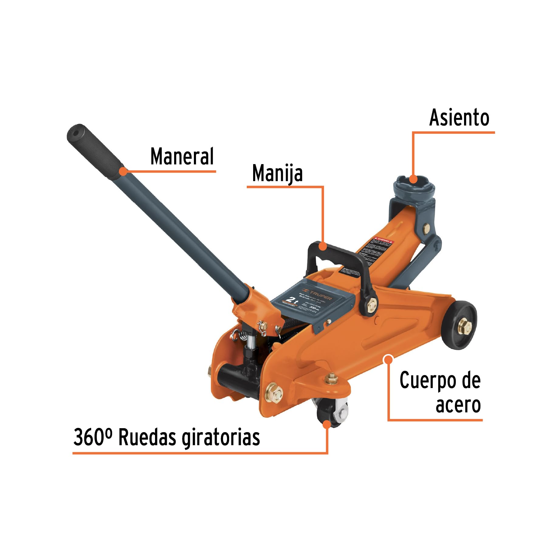 Amazon.com: Truper GAPA-2E 2 Tons Lightweight Floor Jack