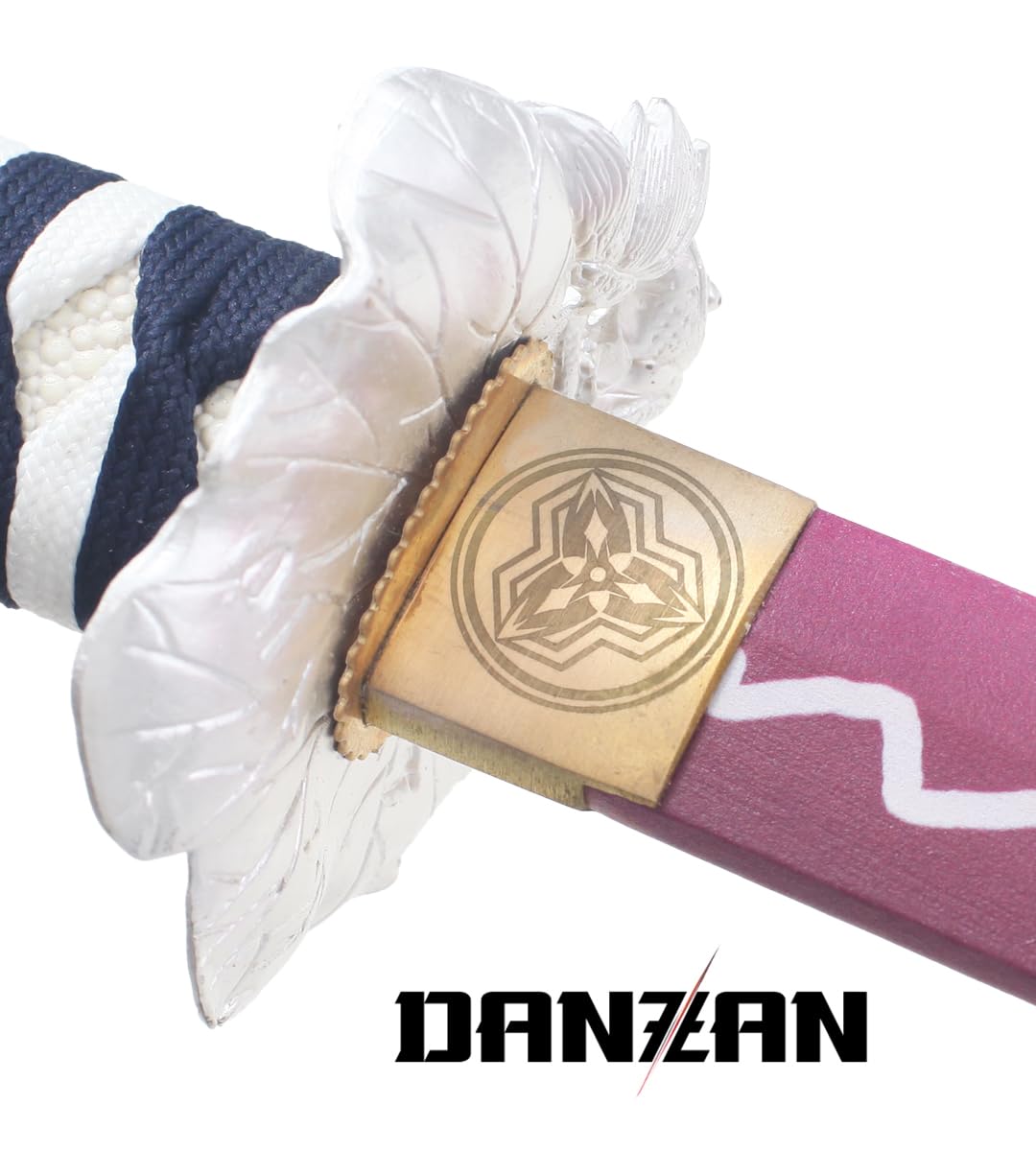 Danzan Katana Bois Red Thunder Sabre en Bois Epee Katana Japonais Sabre Japonais - Lame Bois