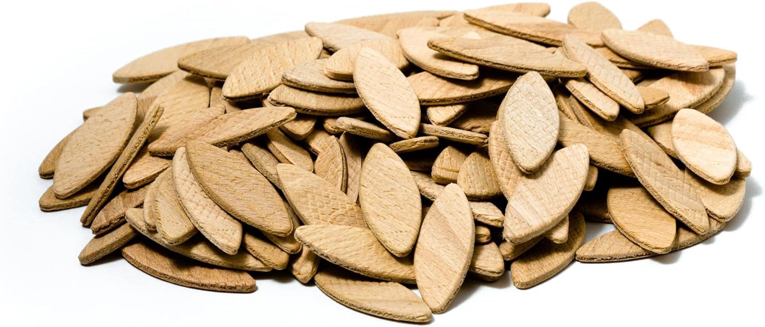 Biscotti Per Giunzione Legno - Confezione Da 100 Pezzi Per Lavorazione Del Legno E Falegnameria - Foto 9