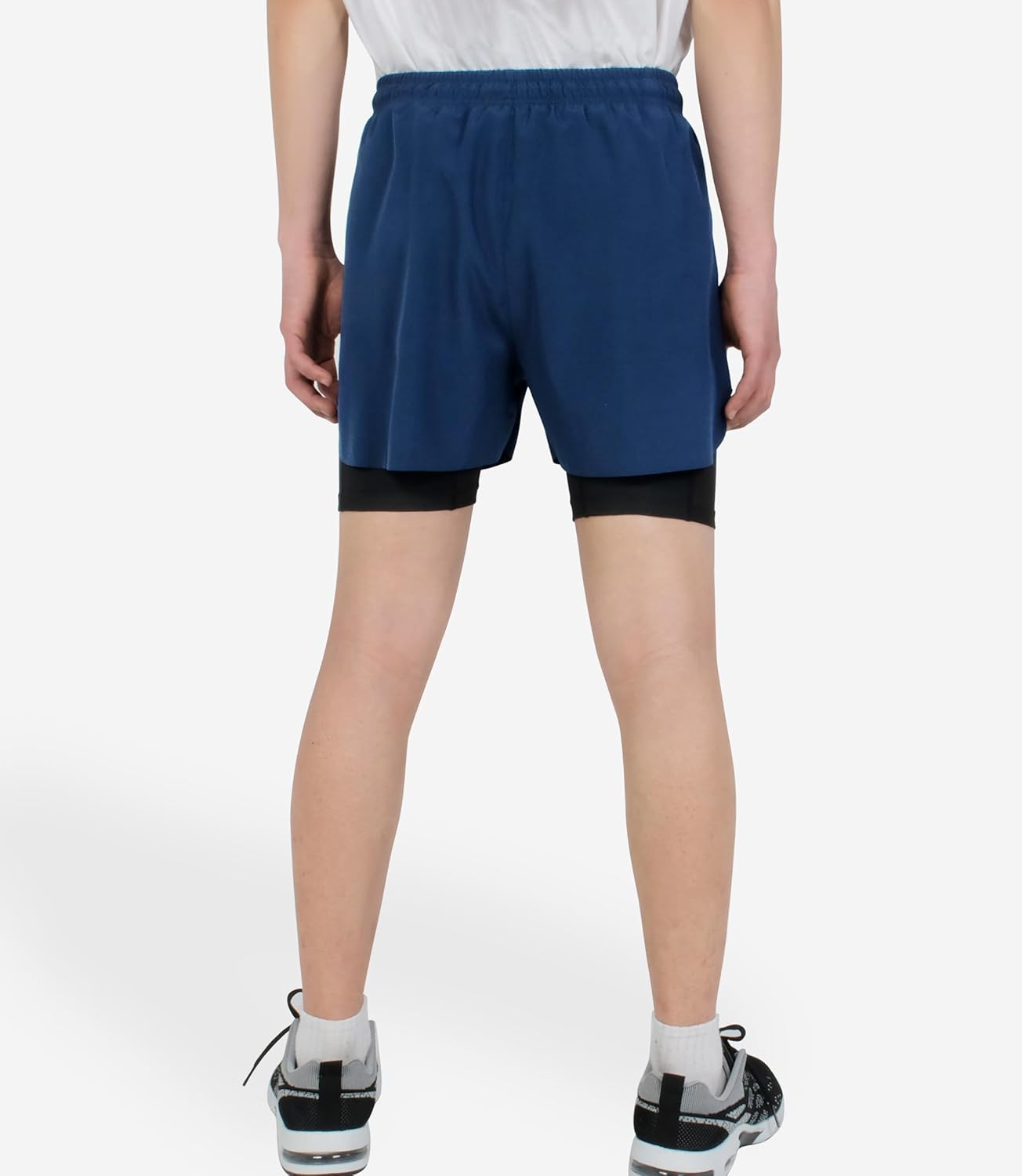 TLAENSON Boys Running Shorts with Liner Kids 2 in 1 Quick Dry Workout Athletic Shorts with Pockets - Image 7